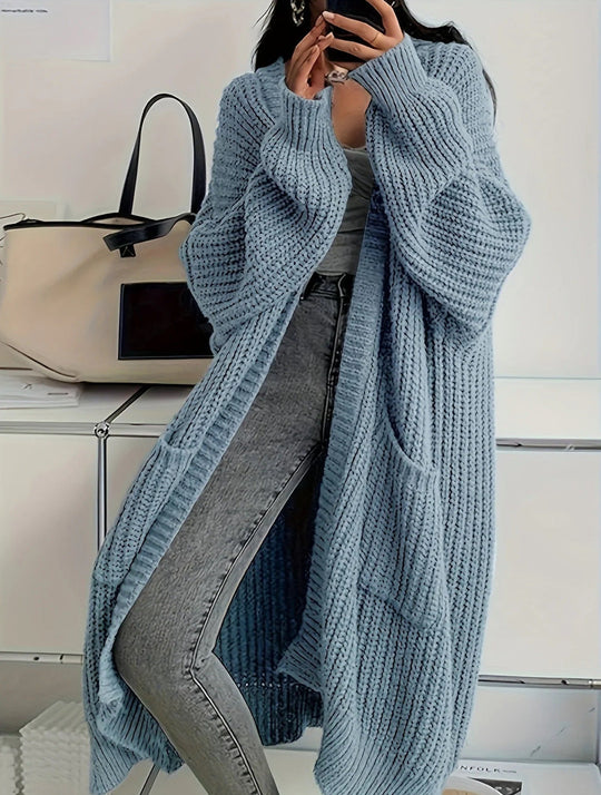 Damen Strickmantel im Oversized-Stil