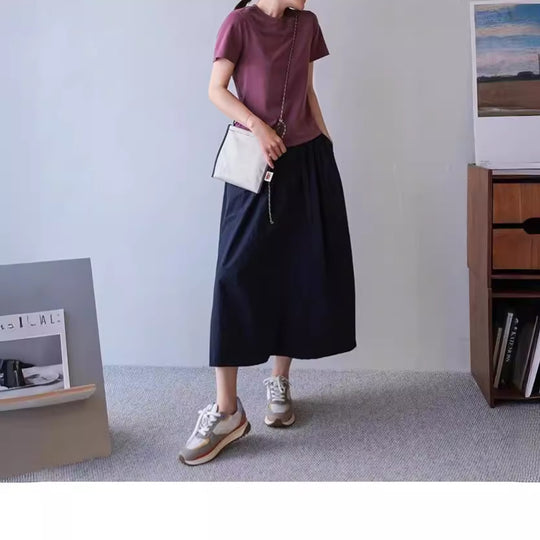 Damen Elegante und lässige Maxiskirt Shop Nory