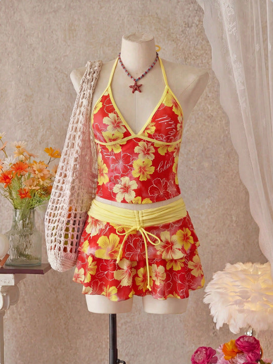 Damen Bikini-Set mit Rock