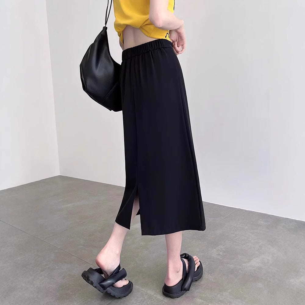 Damen Elegante und fließende Maxirock Shop Nory