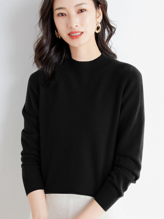Damen Kurzrollkragen Feinstrickpullover mit leichtem Mohair-Effekt Shop Nory