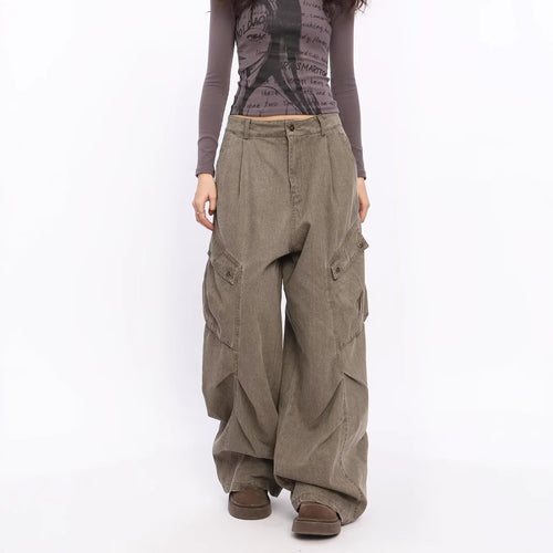 Damen Übergrößen Cargo-Jeans Shop Nory