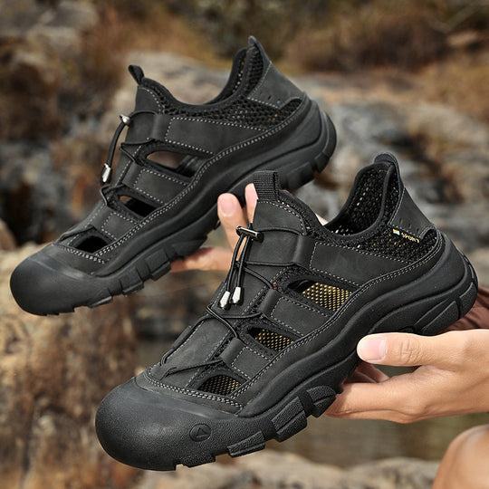 Herren Sportliche Wasserschuhe mit rutschfester Sohle und atmungsaktivem Obermaterial