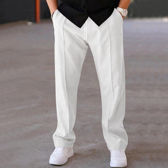 Herren Bequeme Sweatpants mit eleganter Optik und seitlichen Eingrifftaschen