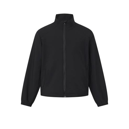 Unisex Kurz geschnittene leichte Softshelljacke mit Stehkragen und elastischen Bündchen Shop Nory