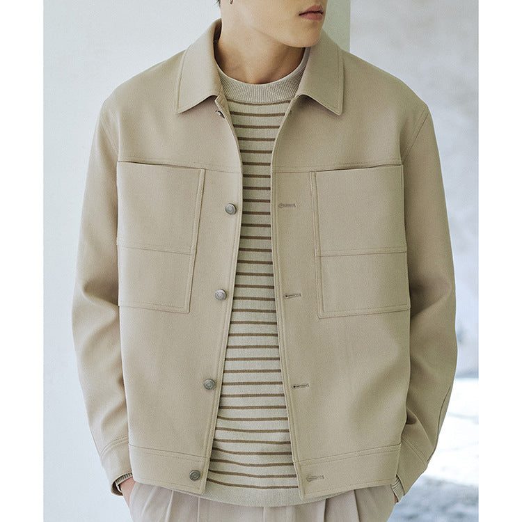 Herren Boxy-Hemdjacke mit großformatigen aufgesetzten Brusttaschen Shop Nory