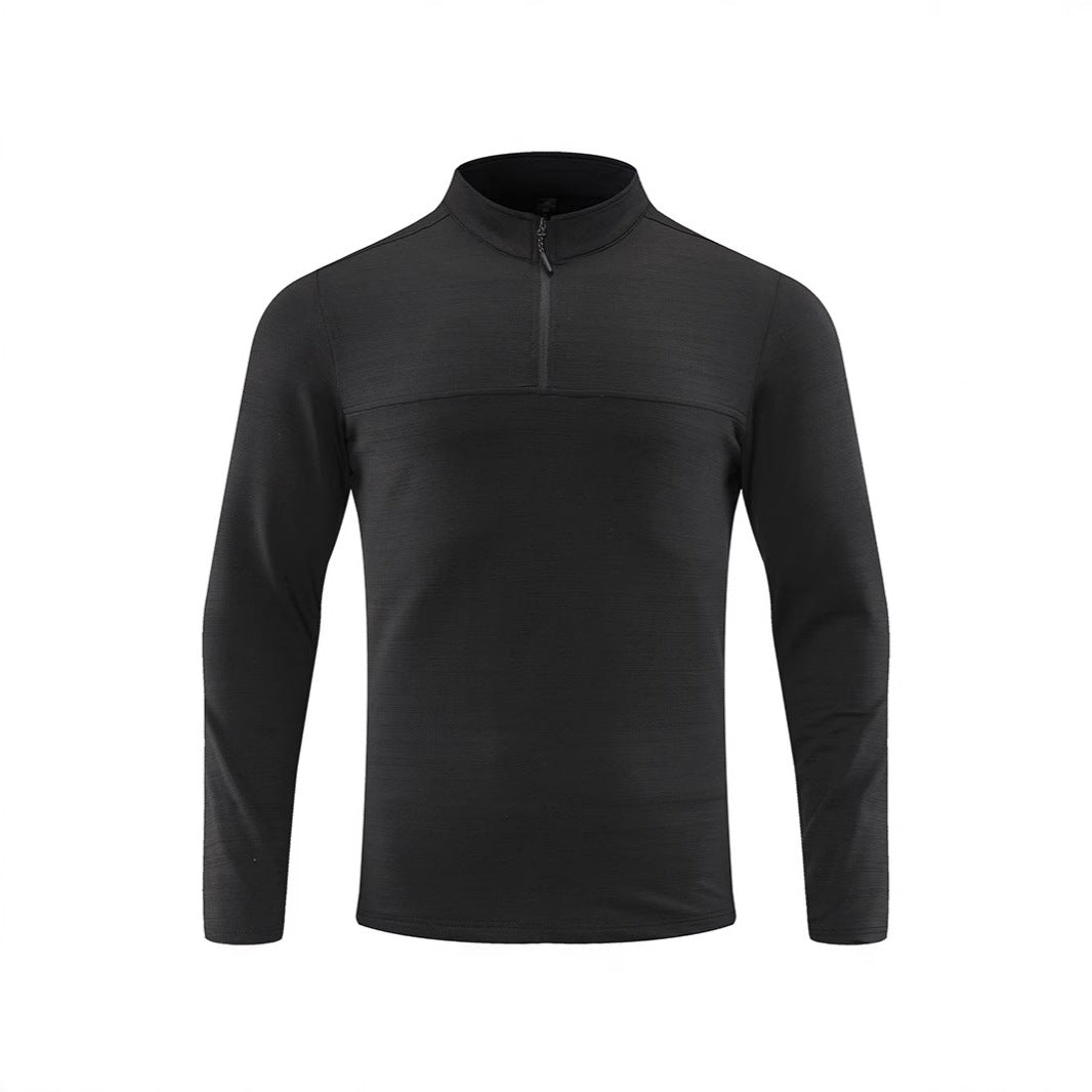 Herren Funktions-Halbzip-Langarmshirt mit Stehkragen und atmungsaktivem Stretchmaterial Shop Nory