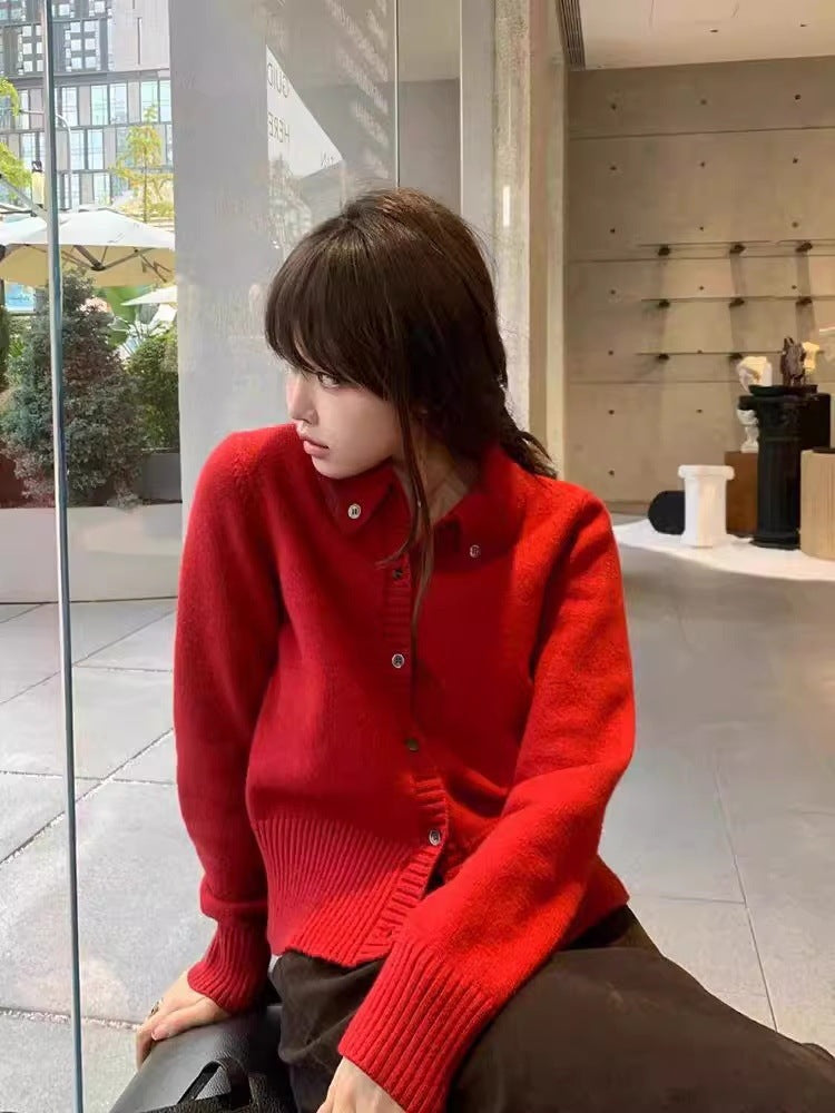 Damen Kurzcardigan mit kastiger Silhouette und extraweicher Kaschmir‑Optik Shop Nory