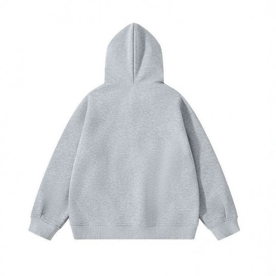 Unisex Oversize Kapuzenpullover mit integriertem Hemdkragen im Layering‑Look Shop Nory