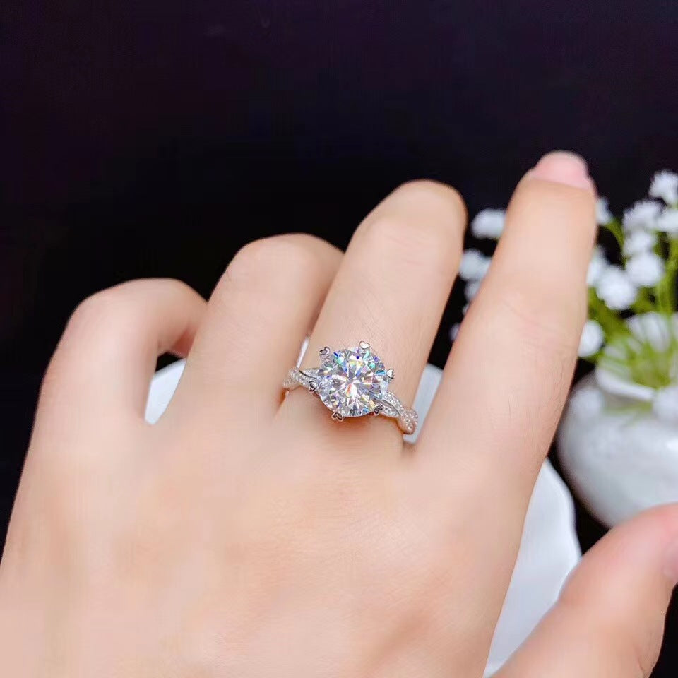 Damen Verführerischer und eleganter Ring mit funkelndem Zirkon Shop Nory