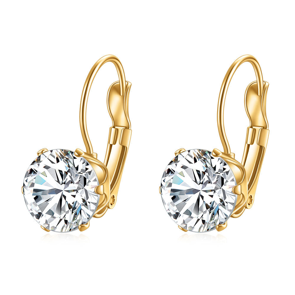 Damen Ohrhänger mit eleganten Kristall-Details Shop Nory