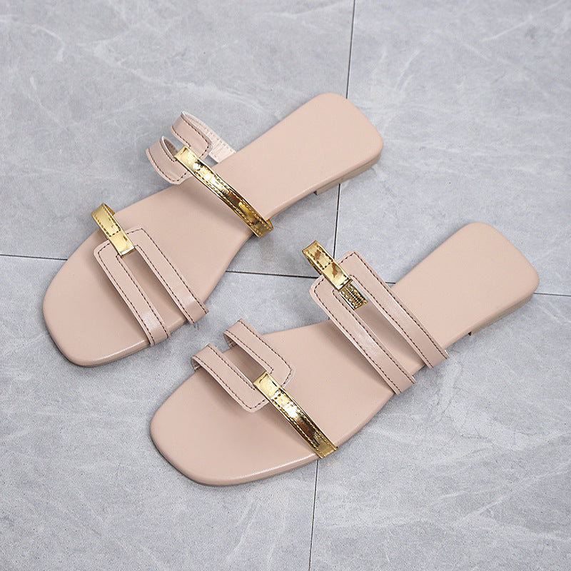 Damen elegante Sandalen mit modischem Riemen-Design