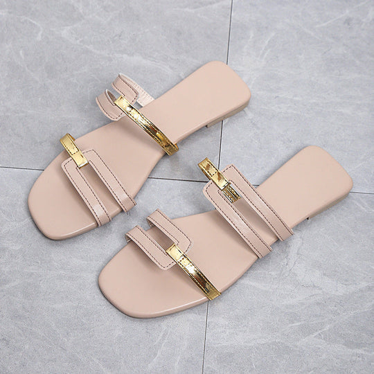 Damen elegante Sandalen mit modischem Riemen-Design