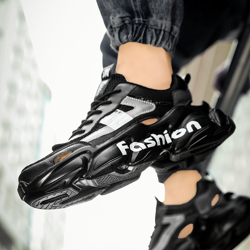 Unisex Voluminöse Chunky-Sneaker mit atmungsaktivem Mesh und profilierter Plateausohle Shopy Nory