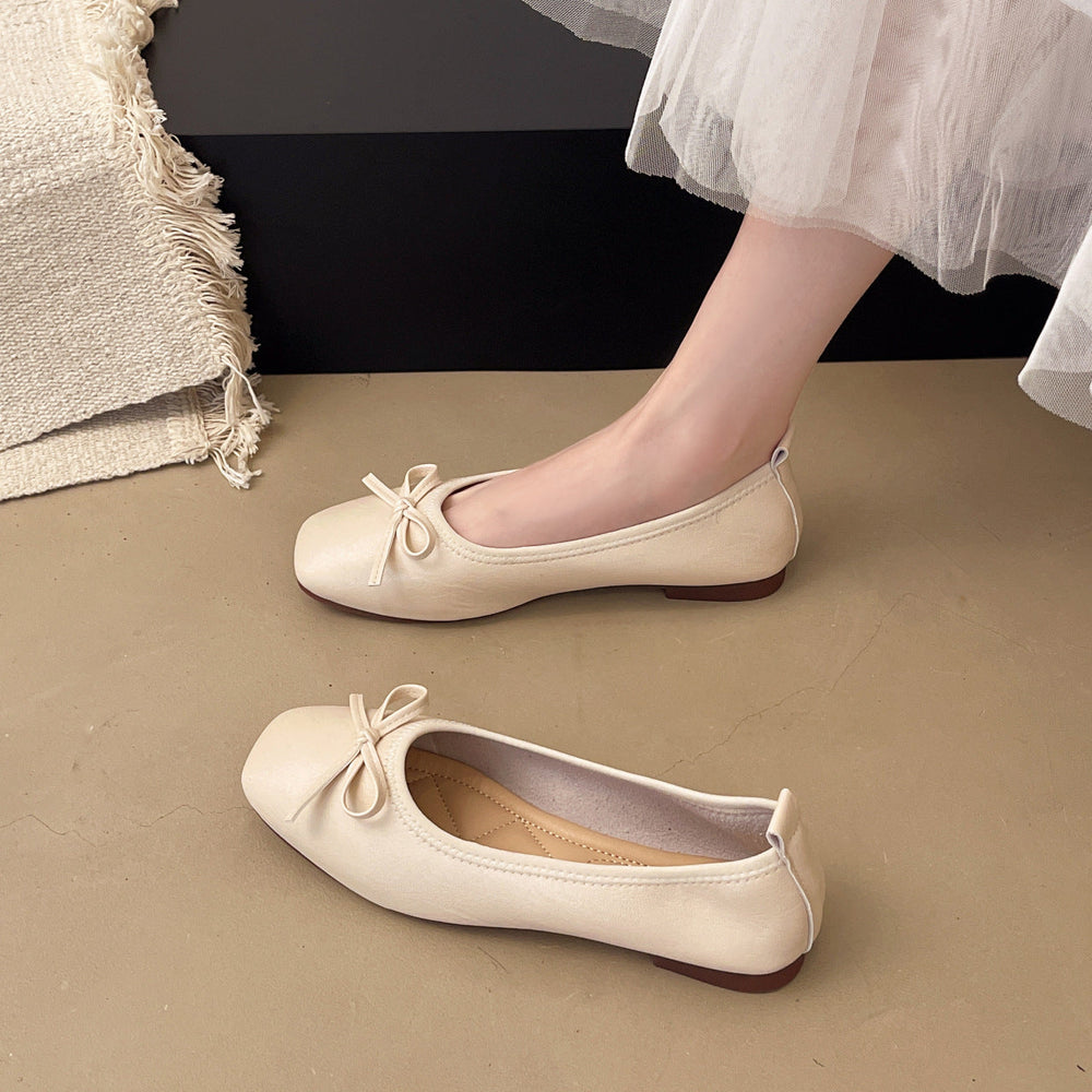 Damen Ballerinas mit süßem Schleifen-Design und komfortabler Sohle