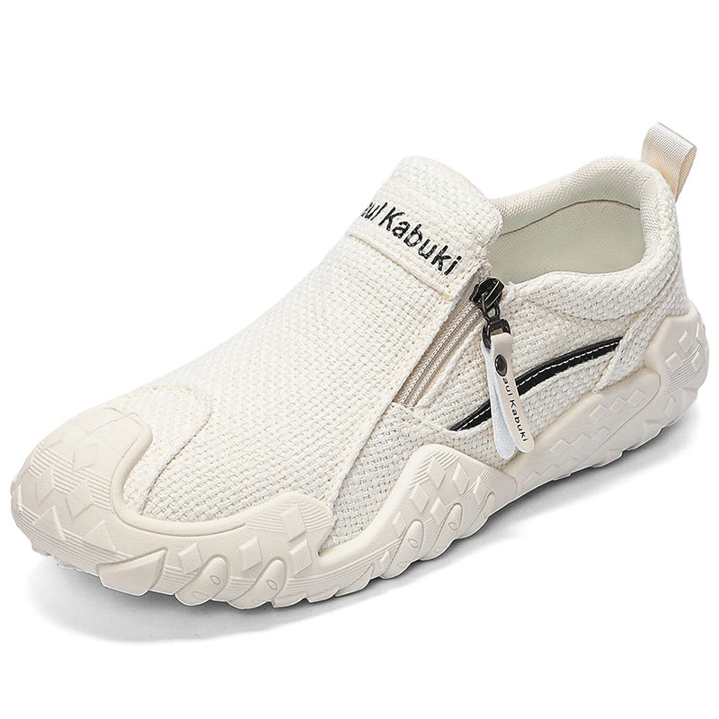 Herren Flexibler Strick-Sneaker mit Reißverschluss Shop Nory
