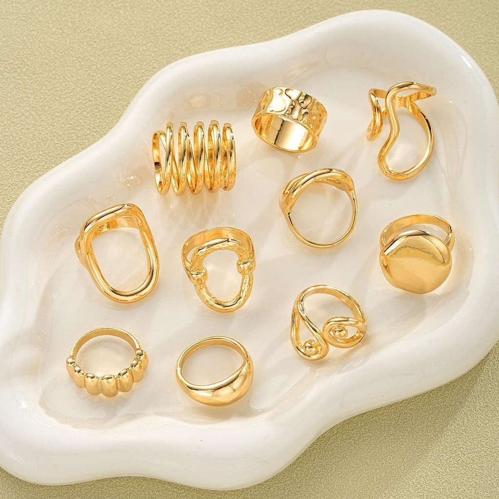 Damen Ring-Set mit einzigartigen Designvariationen Shop Nory