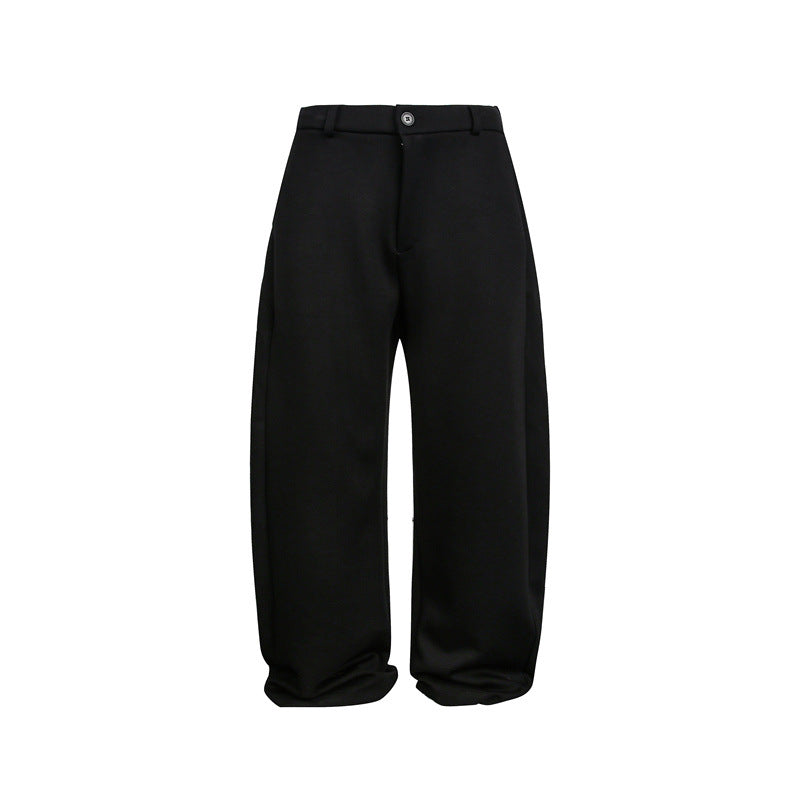 Damen Weite Cropped-Sweathose mit Gürtelschlaufen, Bundfalten und ballonförmigem Saum Shop Nory