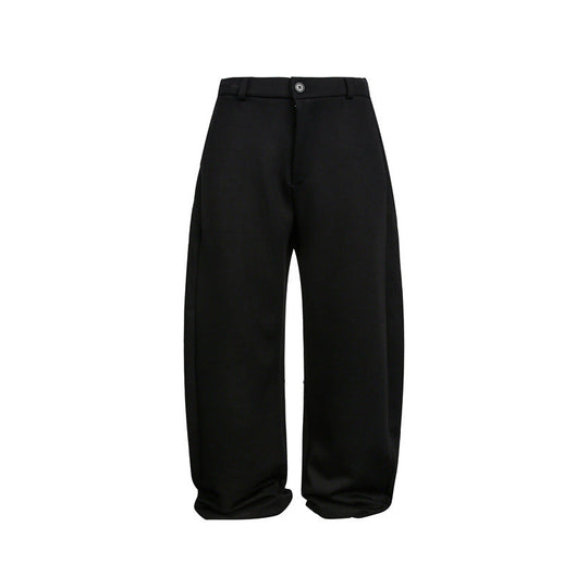 Damen Weite Cropped-Sweathose mit Gürtelschlaufen, Bundfalten und ballonförmigem Saum Shop Nory
