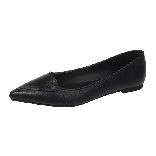 Damen spitze Ballerinas aus hochwertigem Leder