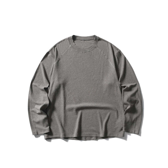 Unisex Oversize Rundhals-Sweatshirt mit Raglannähten und feiner Waffelstruktur Shop Nory