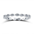 Damen Wellenförmiger Zirkonia-Ring Shop Nory