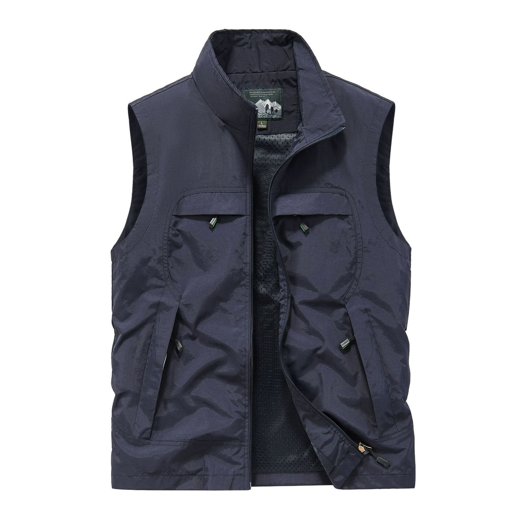 Herren Atmungsaktive Photografen-Utility‑Weste mit Mesh‑Innenfutter und Mehrfach‑Taschen Shop Nory
