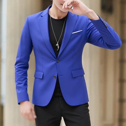 Herren Sakko mit tailliertem Schnitt, leichter Stretchqualität und klassischem Knopfverschluss Shop Nory