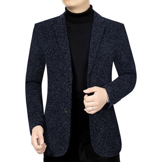 Herren Strukturierter Jersey-Sakko mit leichtem Innenfutter und schmaler Silhouette Shop Nory