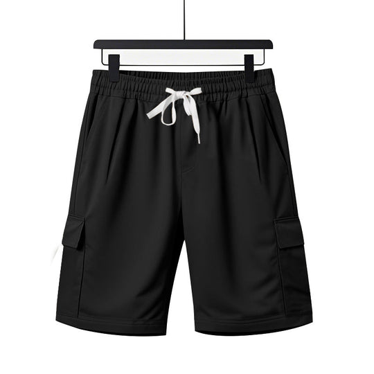 Herren nan elastische Cargo-Bermuda mit Kordelzug und Mehrfachtaschen