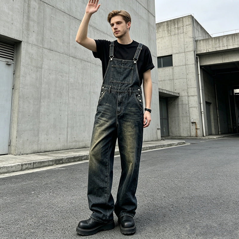 Herren Lässige Jeanslatzhose Shop Nory