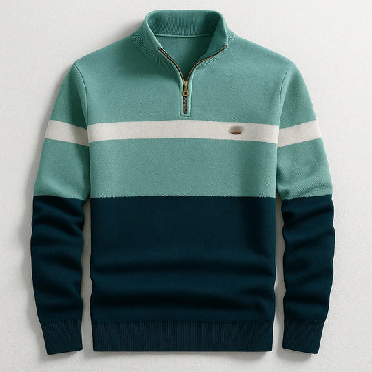 Herren Modischer Halbzip-Pullover