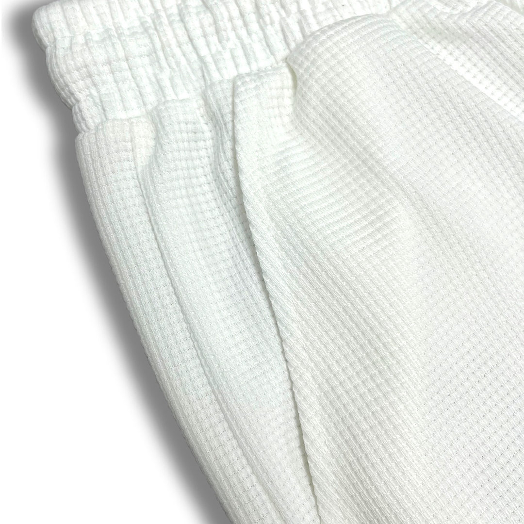 Herren Locker sitzende Waffelstrick-Jogginghose mit Tunnelzug & Eingrifftaschen Shop Nory