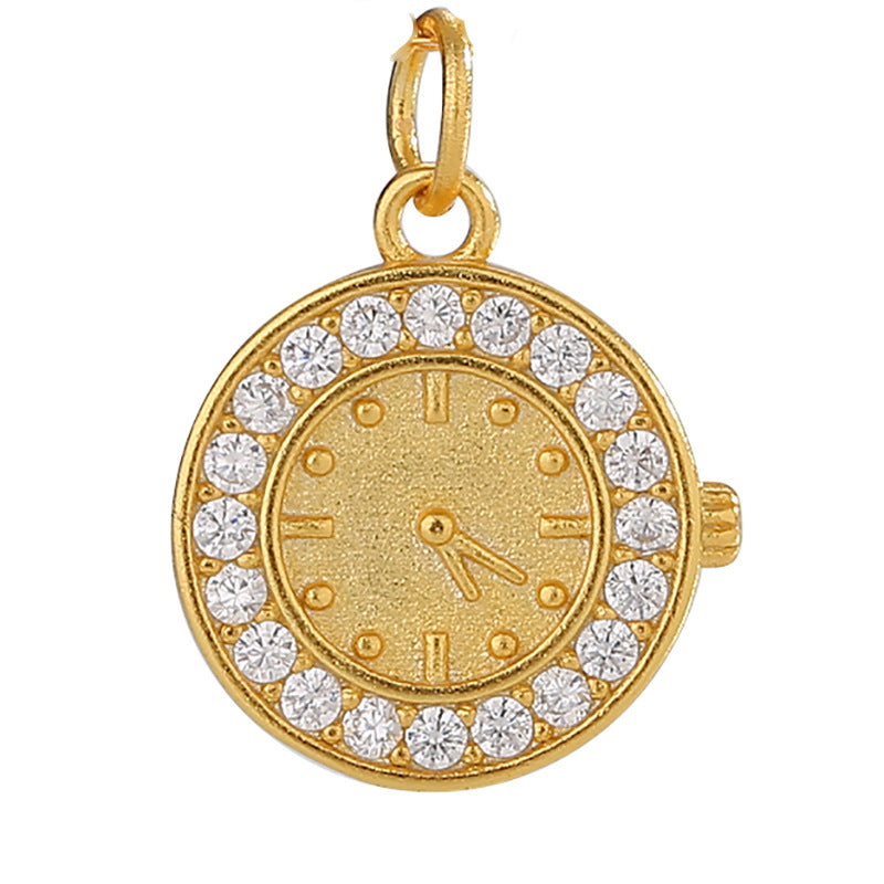 Damen Anhänger-Uhr mit funkelnden Kristallverzierungen Shop Nory