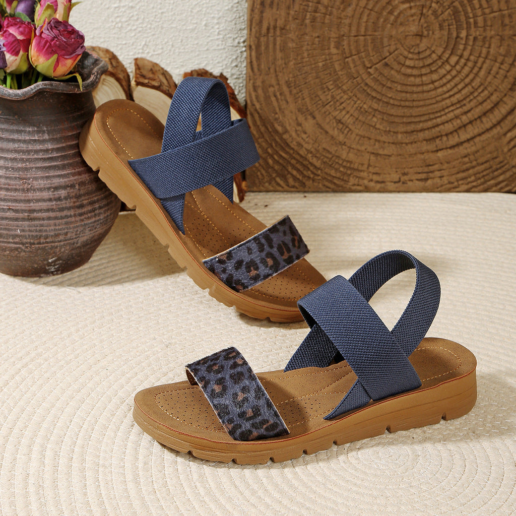 Damen Komfortsandalen mit verstellbaren Riemen und anatomisch geformtem Fußbett