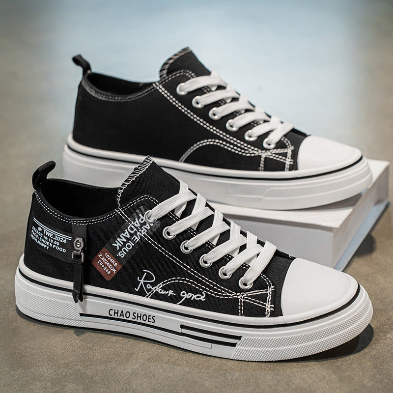 Damen lässige Sneakers aus strapazierfähigem Canvas mit modernem Design