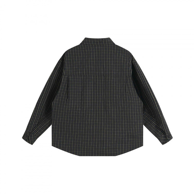 Unisex Oversize-Hemdjacke mit kastigem Schnitt, Hemdkragen und aufgesetzter Brusttasche Shop Nory