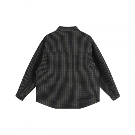 Unisex Oversize-Hemdjacke mit kastigem Schnitt, Hemdkragen und aufgesetzter Brusttasche Shop Nory
