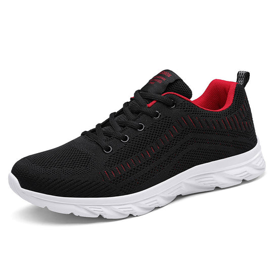 Herren Atmungsaktiver Strick-Laufsneaker mit dämpfender Wellen-EVA-Sohle Shopy Nory