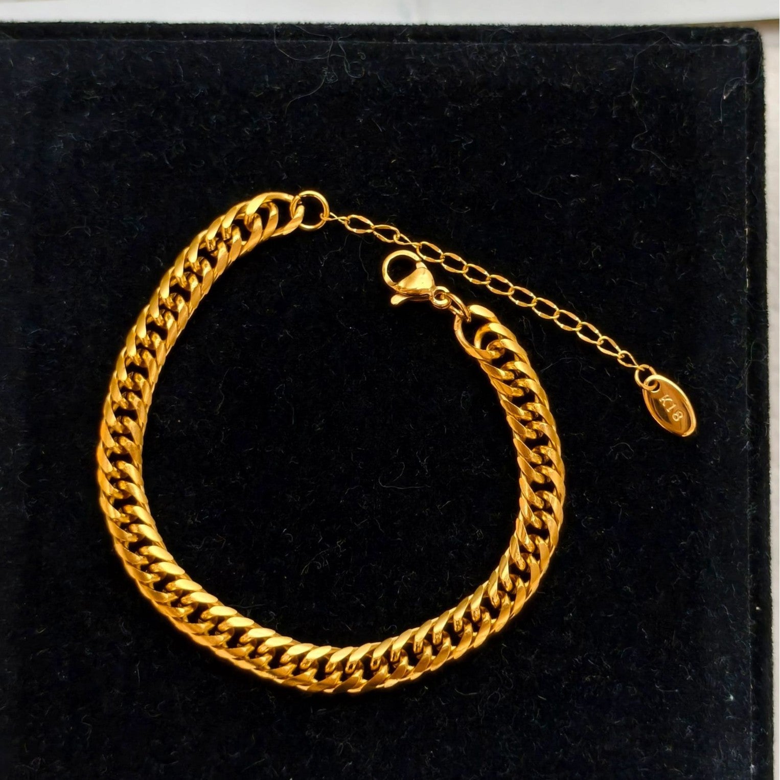 Damen Chunky Gold Link Armband Shop Nory