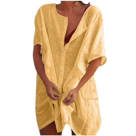 Damen lässiges Strandkleid