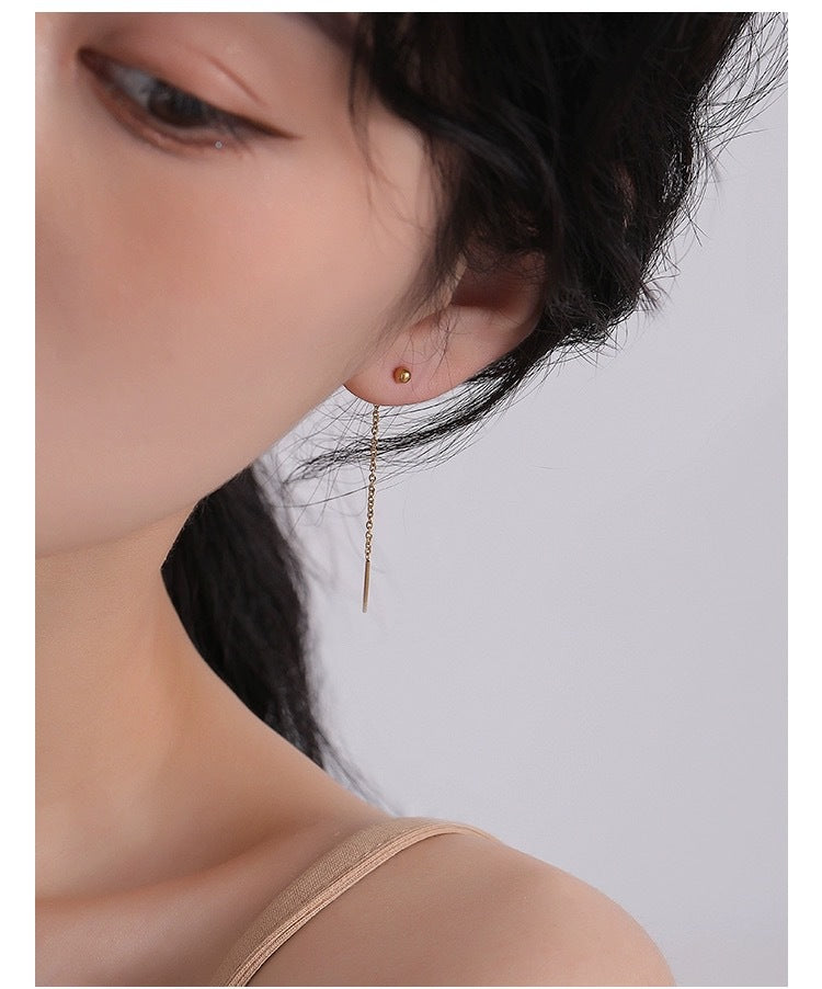 Damen Dangle Chain Ohrringe Shop Nory