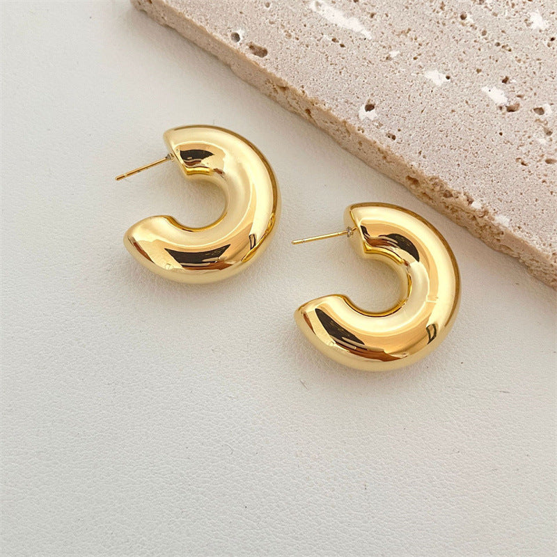 Damen Ohrhänger im modernen, geschwungenen Design Shop Nory