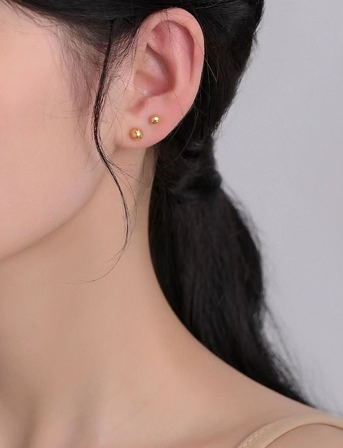 Damen Geometrische Kugel Ohrstecker Shop Nory