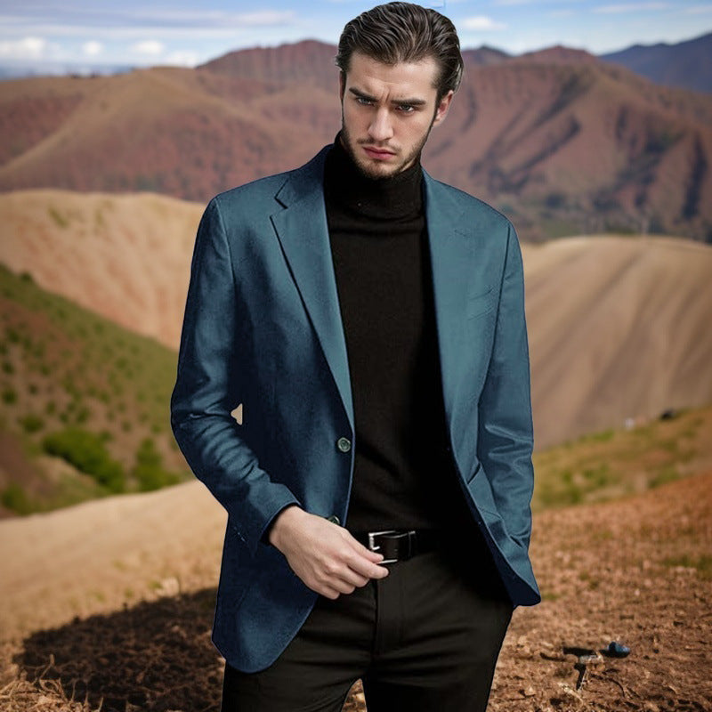 Herren eleganter Sakko mit klassischem Schnitt und modernen Akzenten
