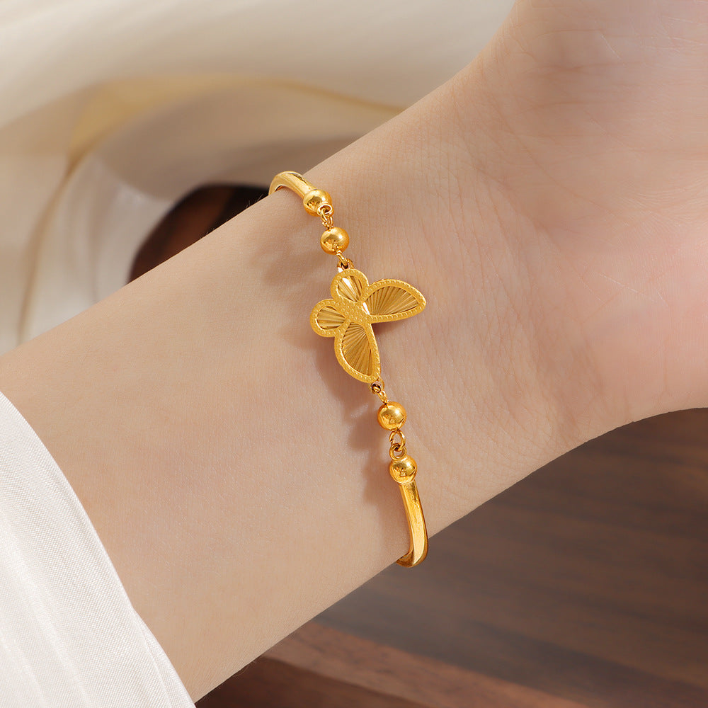 Damen Schmuckarmband mit filigranem Schmetterlings-Design Shop Nory
