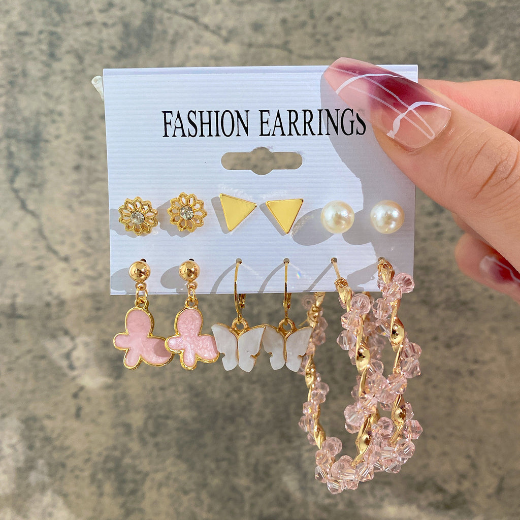Damen Ohrstecker-Set mit eleganten und variierenden Designs Shop Nory