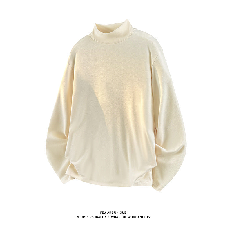 Unisex Oversize-Stehkragen-Sweatshirt mit Raglanärmeln und weichem Baumwollfleece Shop Nory