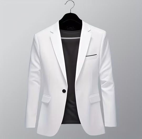 Herren taillierter Business-Sakko mit Stretchkomfort und modernem Revers Shop Nory