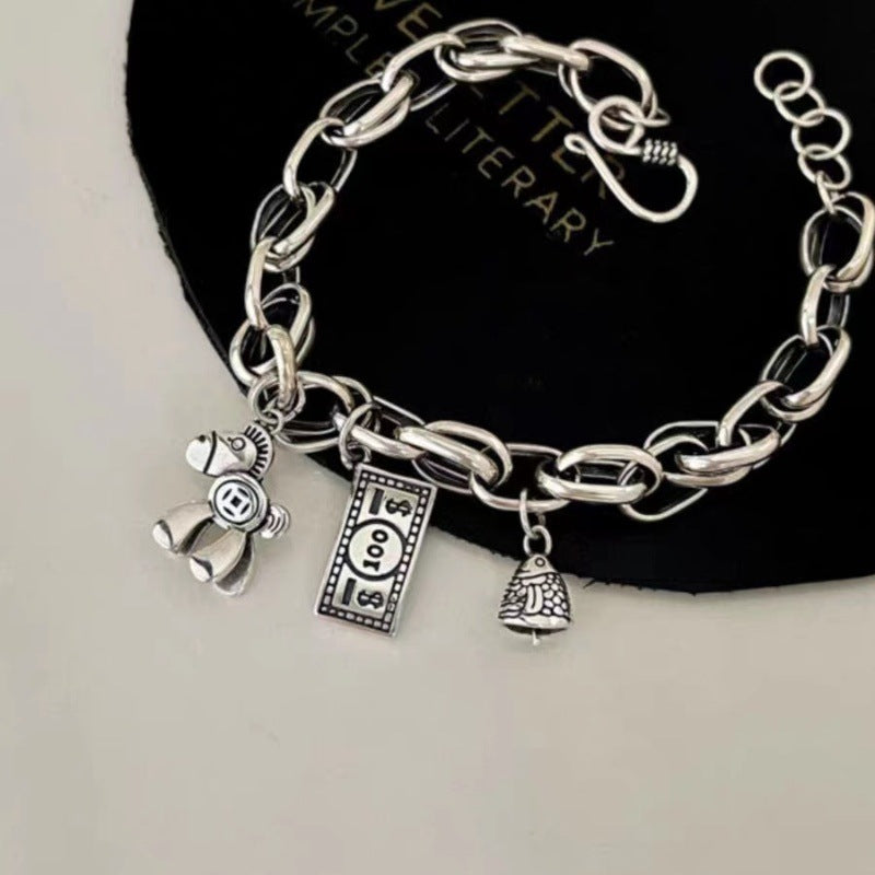 Damen Charm-Armband mit verspielten Anhängern Shop Nory